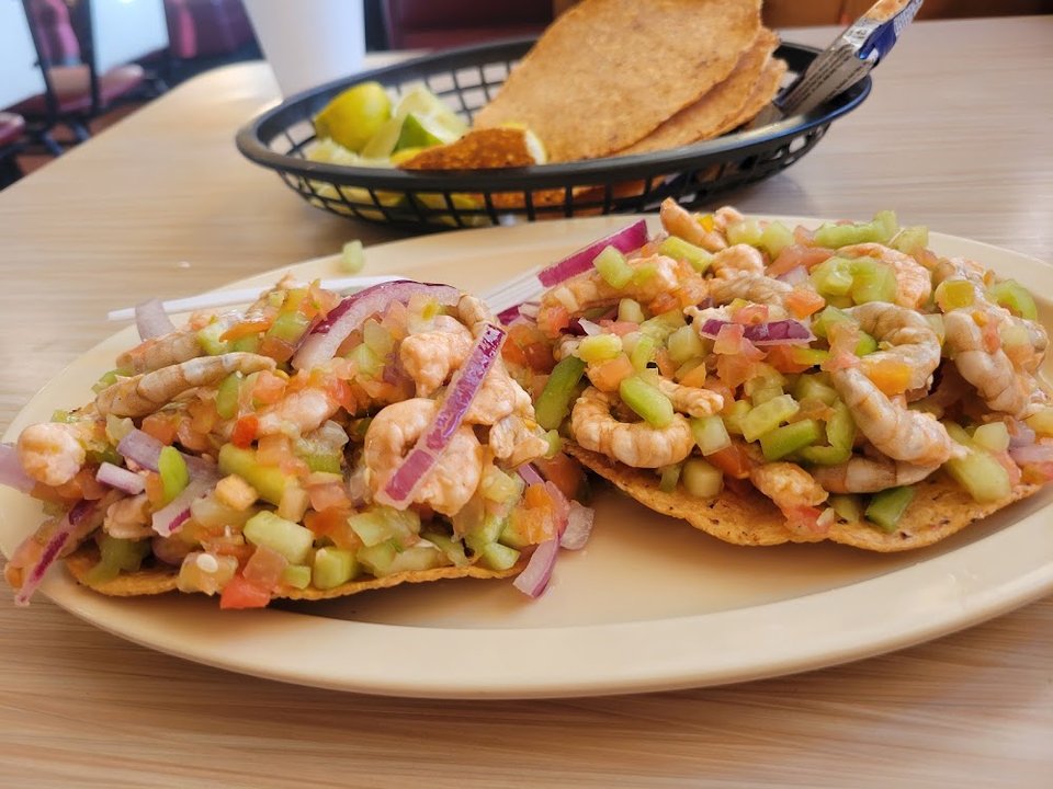 Tostadas de Camaron