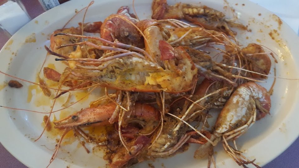 Plato de Camarones A la Plancha